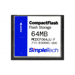 MCDCF064JU-F SIMPLETECH 64MB COMPACT FLASH CARD 715-E00895-000