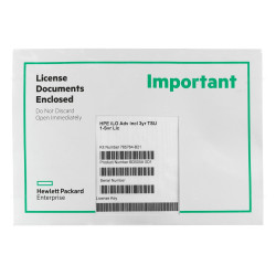 BD505A HPE ILO ADVANCED 1-SERVER LICENSE 3 YEARS SUPPORT 872648-B21, 765764-B21, 872648-B21