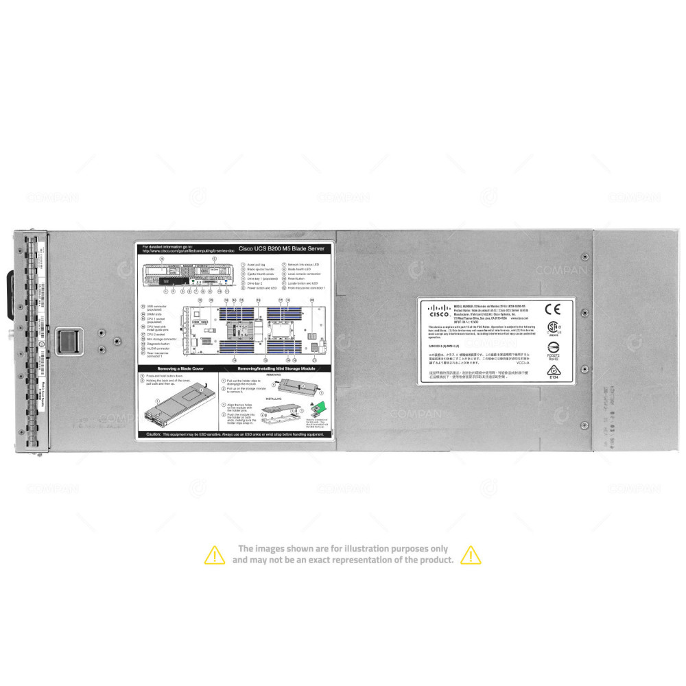 CISCO Blade Server UCS B200 M5-2SFF 2x Xeon Gold 6242 512 GB RAM