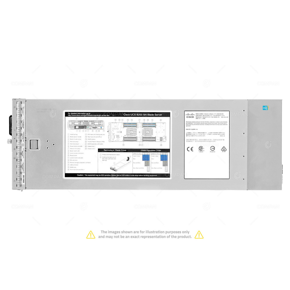 CISCO Blade Server UCS B200 M4-NO BACKPLANE 2x Xeon E5-2660 V4 128 GB RAM