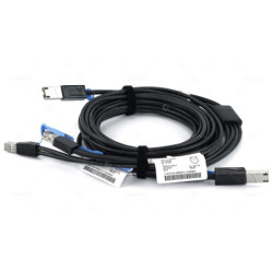 00E6297 IBM DUAL MINI SAS HD 12G TO DUAL MINI SAS 6G X NARROW CONNECTOR CABLE 3M FOR POWER7 -