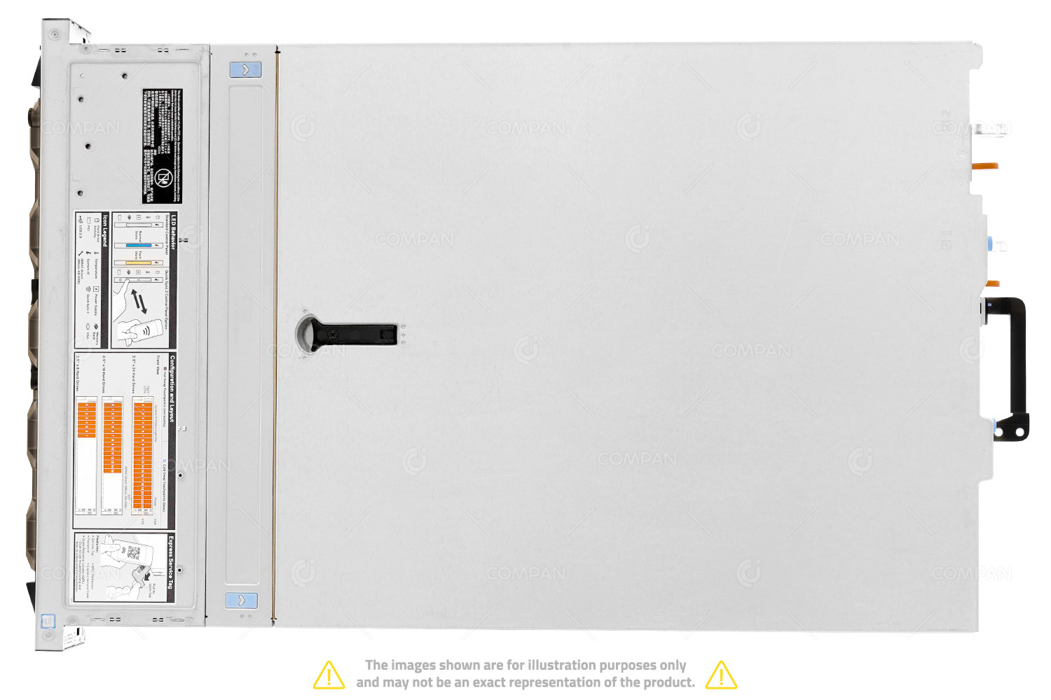 Dell PowerEdge R740 BEZ BACKPLANE 2x Xeon Gold 5122 64 GB szyny RAM - Zdjęcie 3 z 8