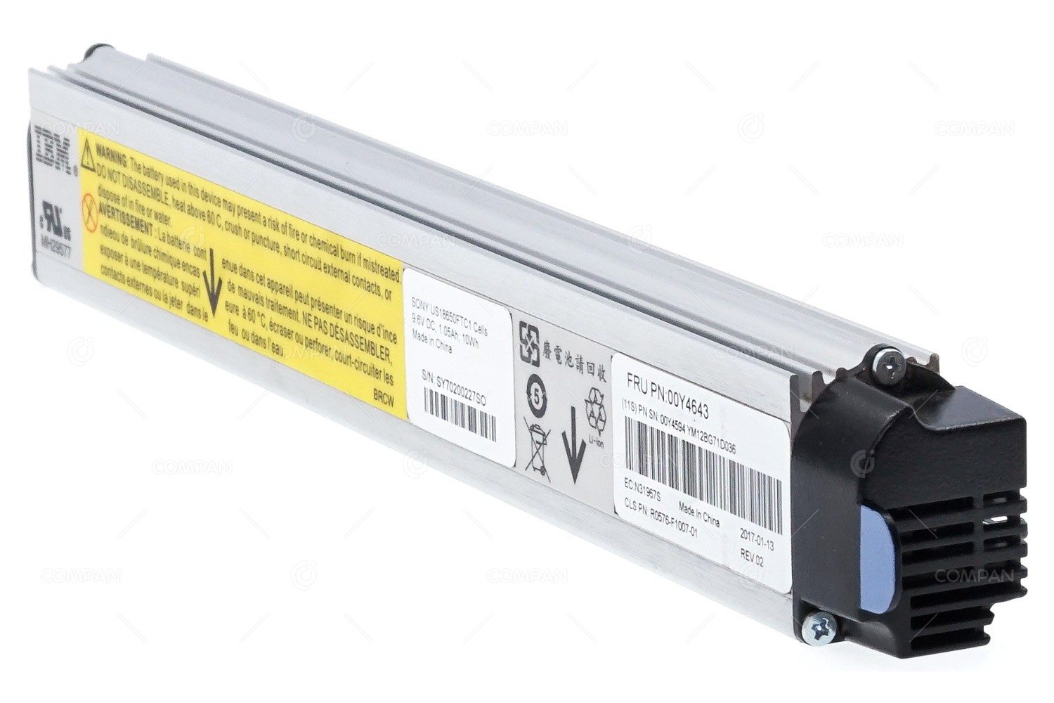 00Y4643 IBM NODE CANISTER BATTERY FOR IBM STORWIZE V3700 V3500