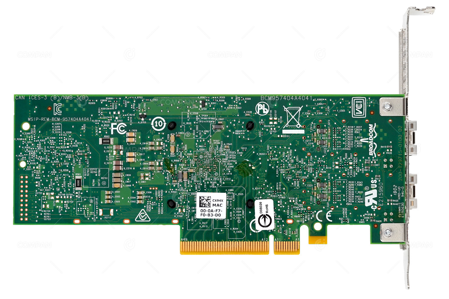 CX94X DELL BROADCOM 57414 DUAL PORT 25GB SFP+ PCI-E NETWORK ADAPTER | eBay