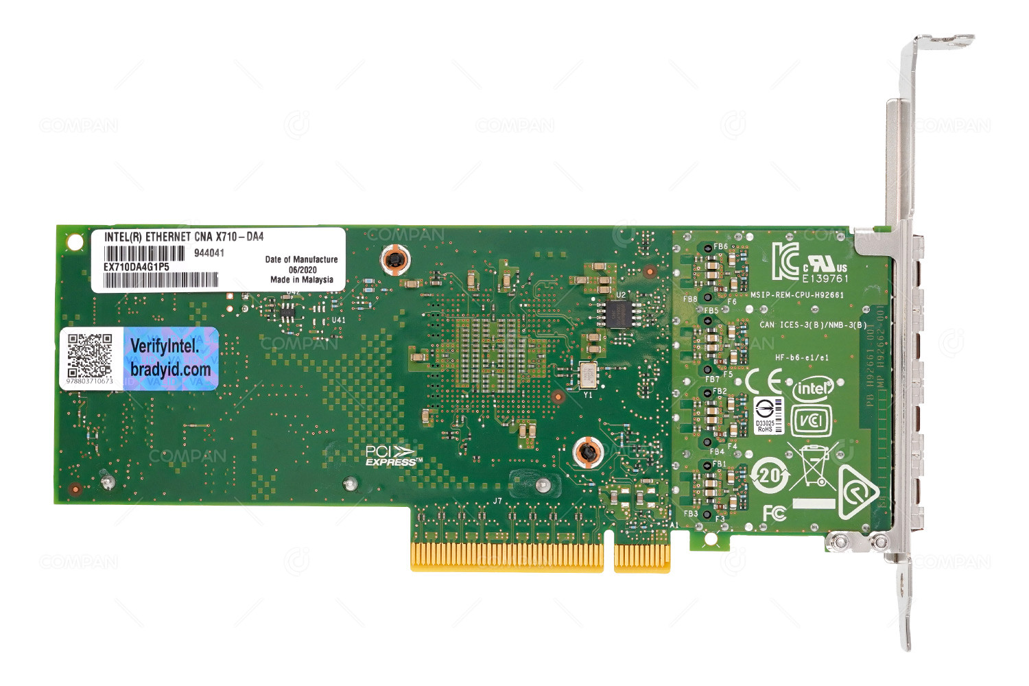 EX710DA4G1P5 INTEL X710-DA4 QUAD PORT 10GB SFP+ PCI-E ADAPTER - Bild 3 von 7